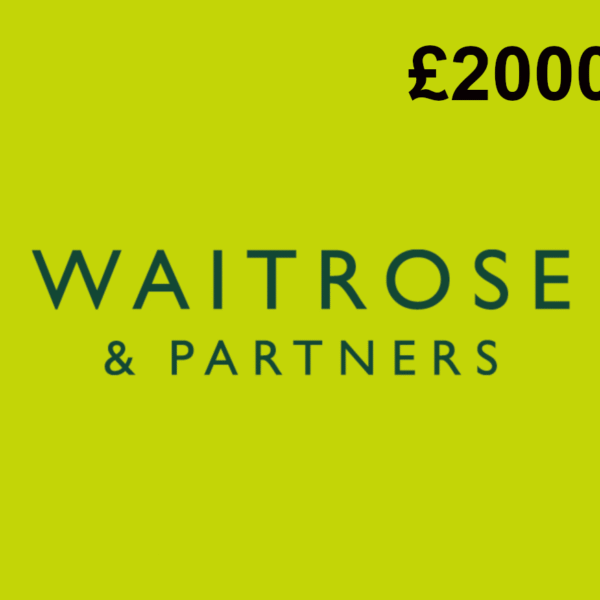 Waitrose & Partners £2000 Gift Card UK